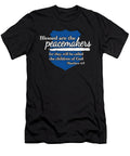 Police Blessed Are the Peacemakers Jacob Zelazny T-Shirt