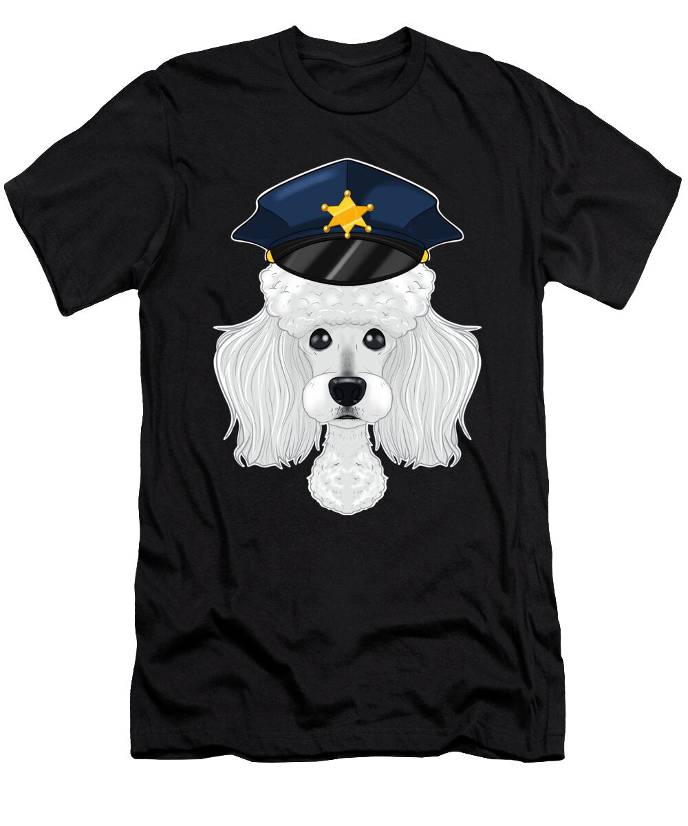 Police Poodle Canine Handler I Police Dog I Maximus Designs T-Shirt