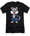 Pomsky Dog Cool Jacket Outfit Dog Mom Dad for Zyneu Gangd T-Shirt