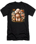 Poodle Aesthetic Mushroom Floral for Girls Women Job T-Shirt