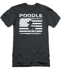 Poodle American Flag Job T-Shirt