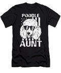 Poodle Aunt USA Flag Patriotic Dhbubble T-Shirt