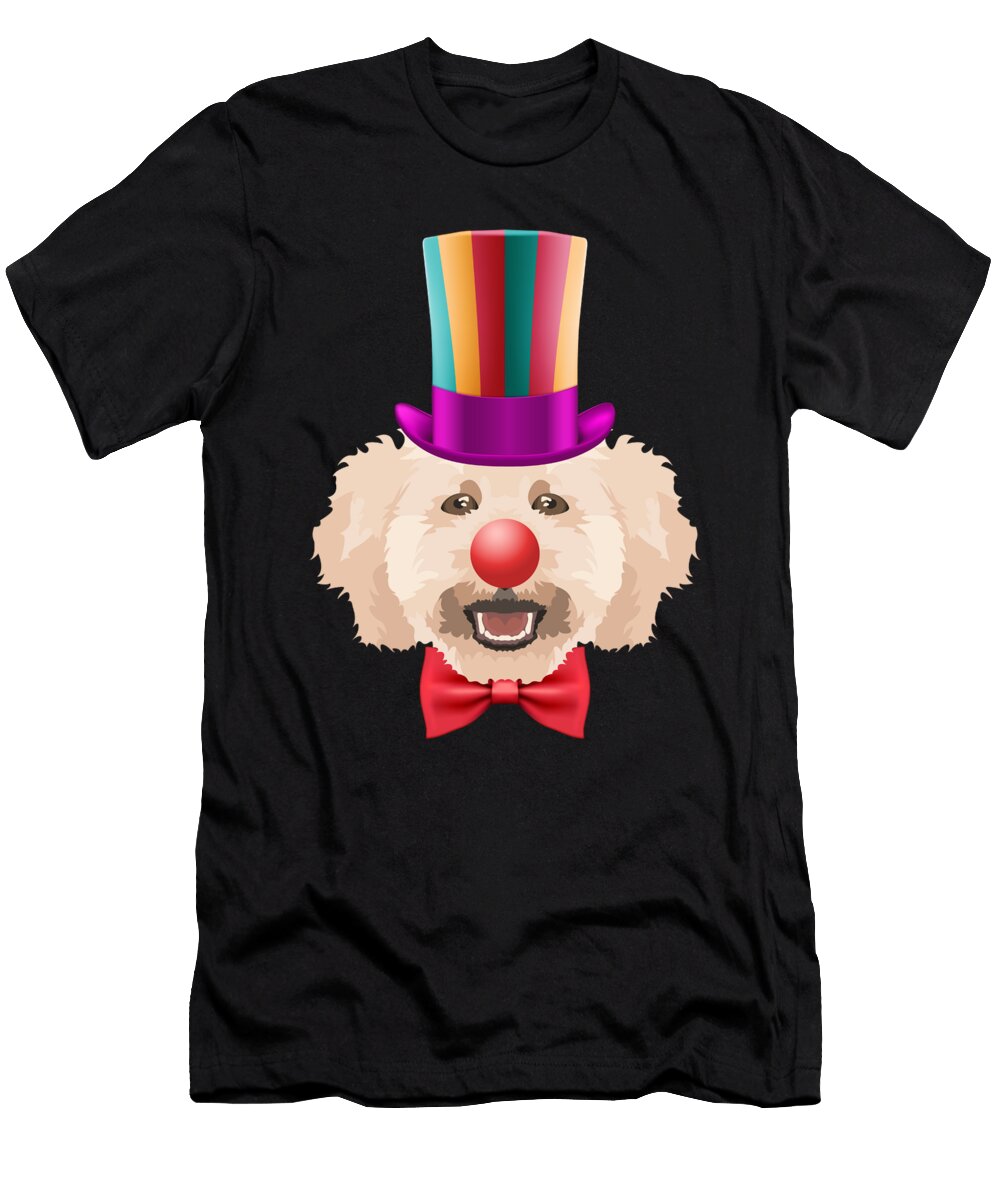 Poodle Carnival Clown Greenoptix T-Shirt