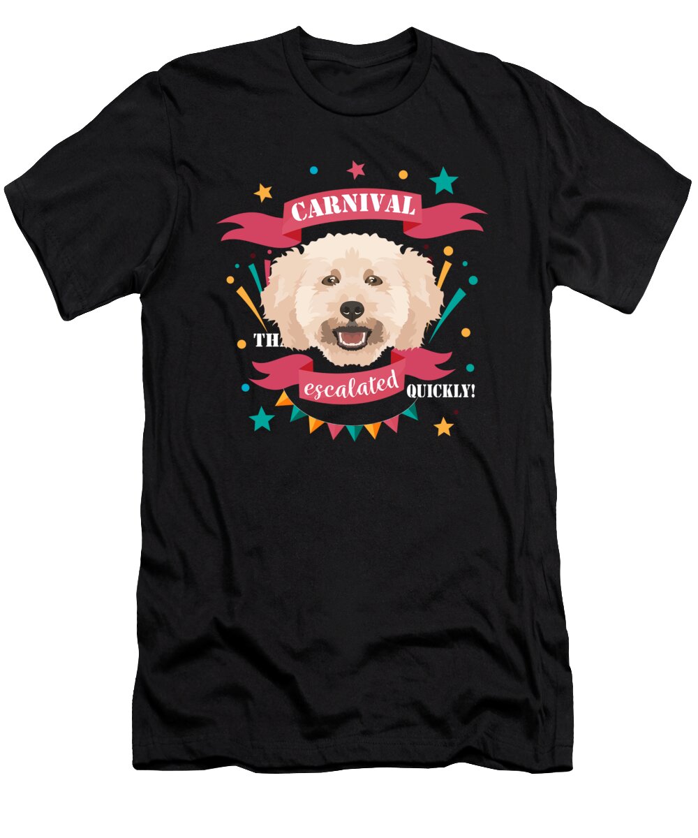 Poodle Carnival Escalates Greenoptix T-Shirt