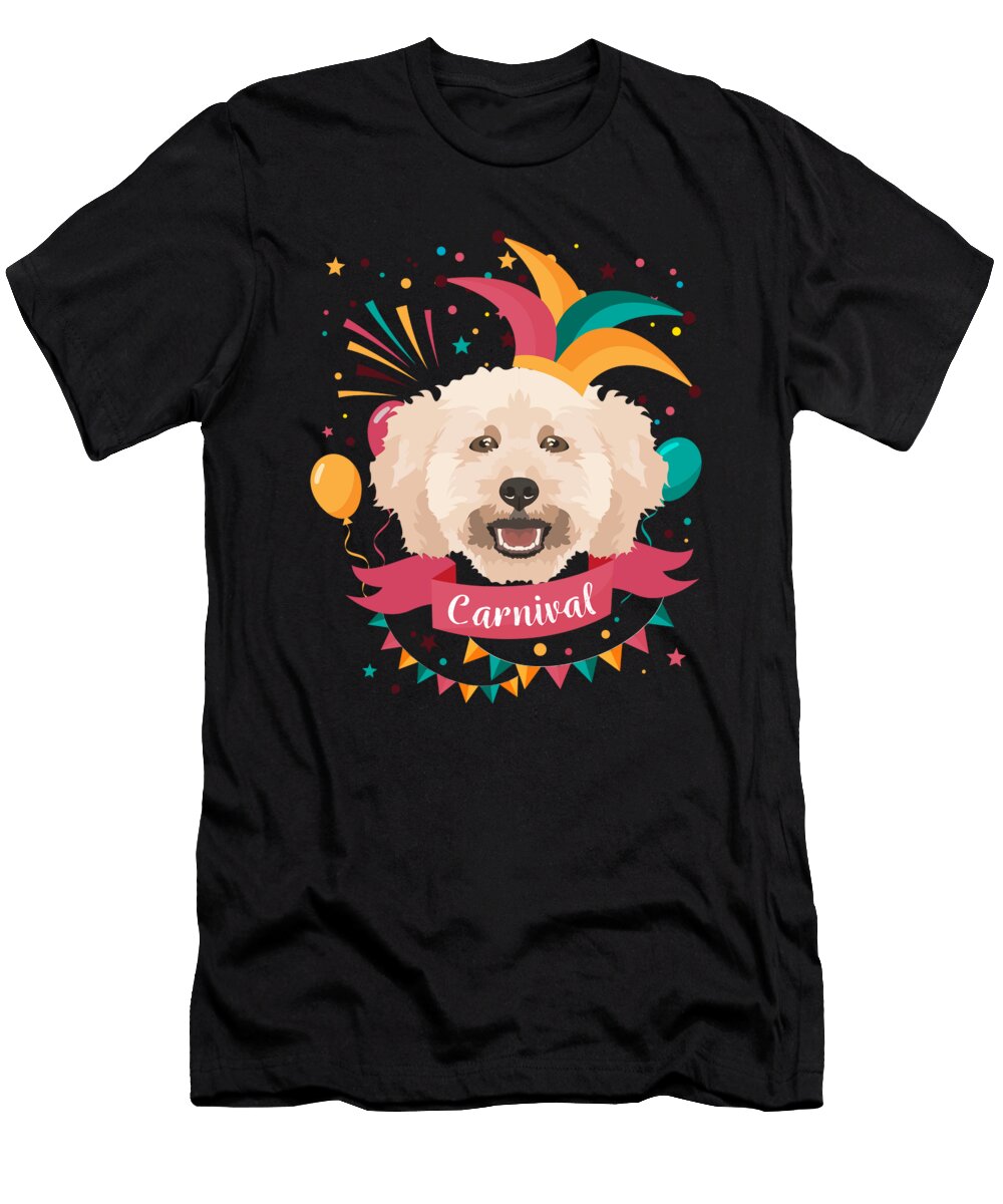 Poodle Carnival Madi Gras Greenoptix T-Shirt