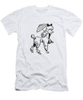 Poodle Carrying an Umbrella Csa Images T-Shirt