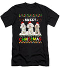 Poodle Christmas Tree Light Pajama Xmas Dog Tinh Tran Le Thanh T-Shirt