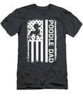 Poodle Dad USA Flag Job T-Shirt
