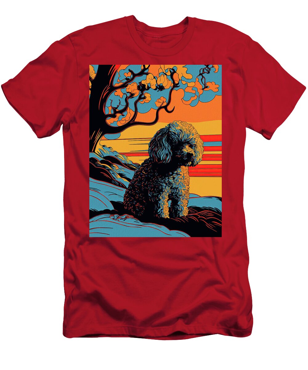 Poodle Dog 005 Bruno Pokopen Bruno Pokopen T-Shirt