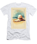 Poodle Dog and Beach Sketch No1 Dog Art Museum T-Shirt