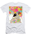 Poodle Dog and Flowers 001 Tailor Jewel Tailor Jewel T-Shirt