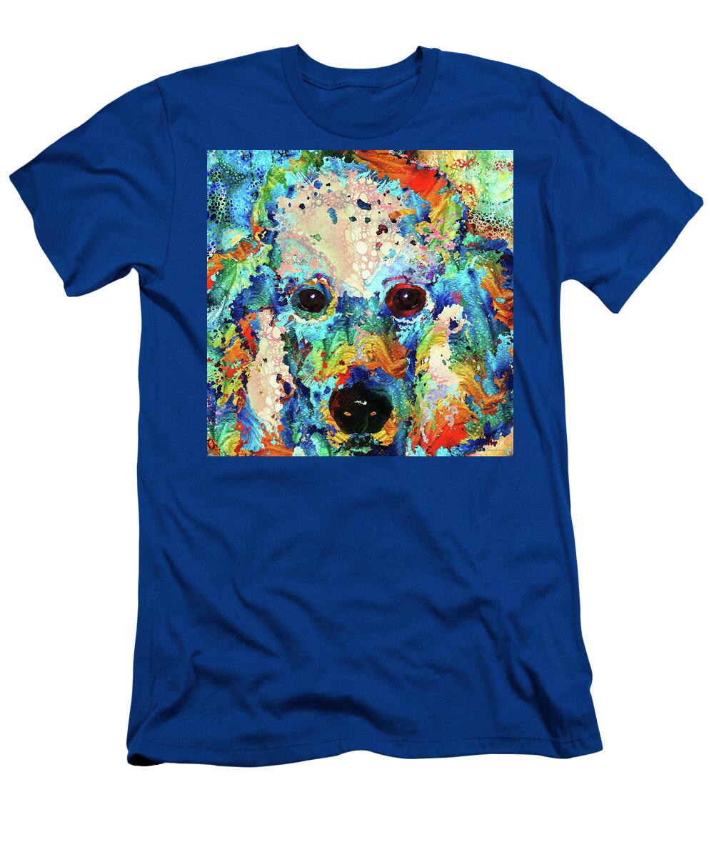 Poodle Dog Art Hidden Gem Sharon Cummings Sharon Cummings T-Shirt