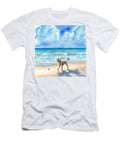 Poodle Dog At Beach N Akkash T-Shirt