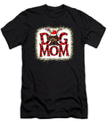 Poodle Dog Mom Buffalo Plaid Xmas Pajama Reindeer Horn Th T-Shirt