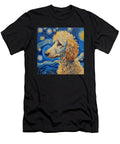 Poodle Dog Van Gogh Style Starry Night Funny Zyneu Gangd T-Shirt