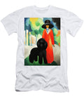 Poodle Dog Walking in the Park 02 Madeleine Macke Madeleine Macke T-Shirt