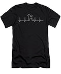 Poodle Heartbeat Line Dog Lover Yah Lishr T-Shirt