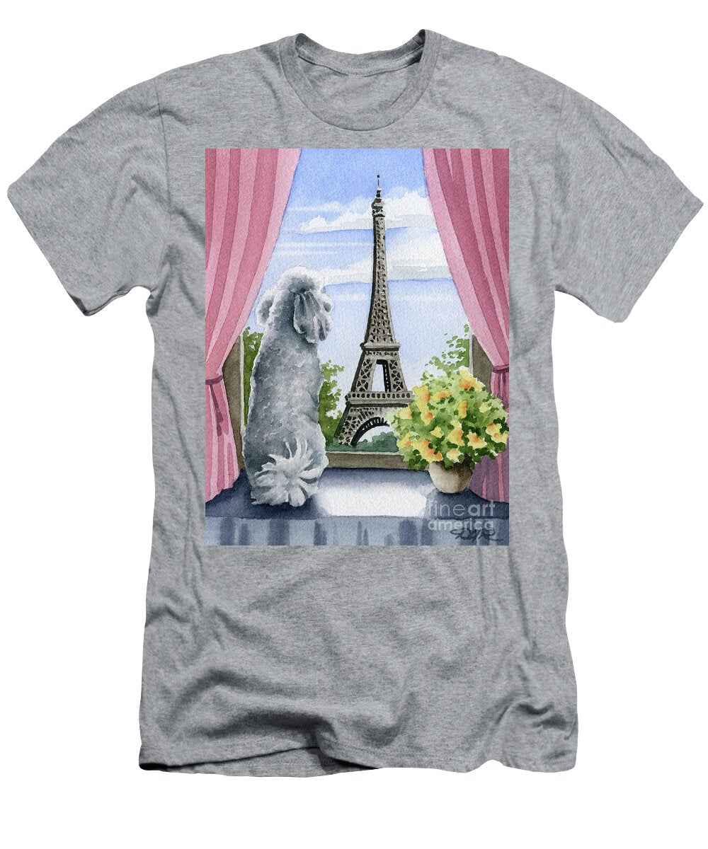Poodle in Paris David Rogers T-Shirt