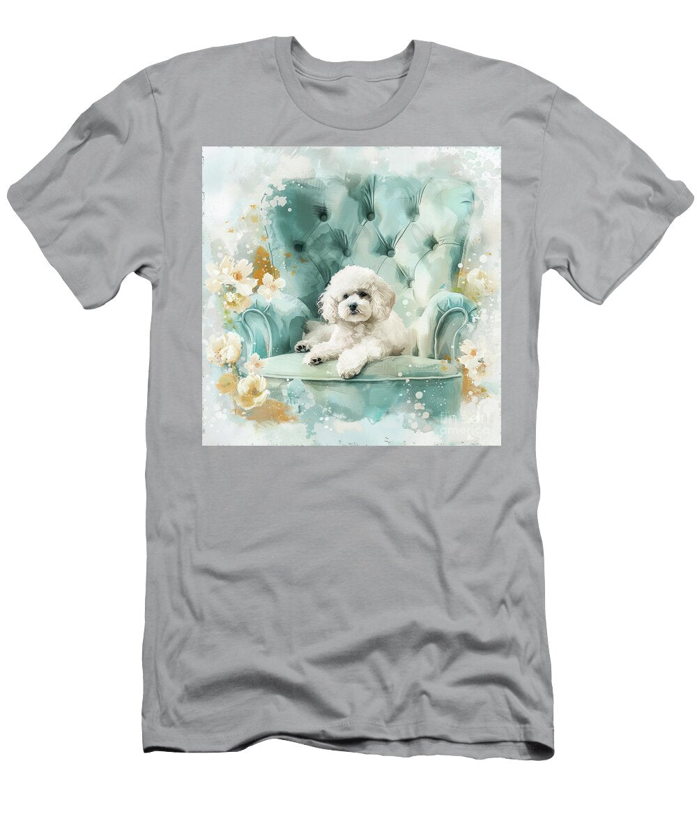 Poodle Lounging Tina Lecour T-Shirt