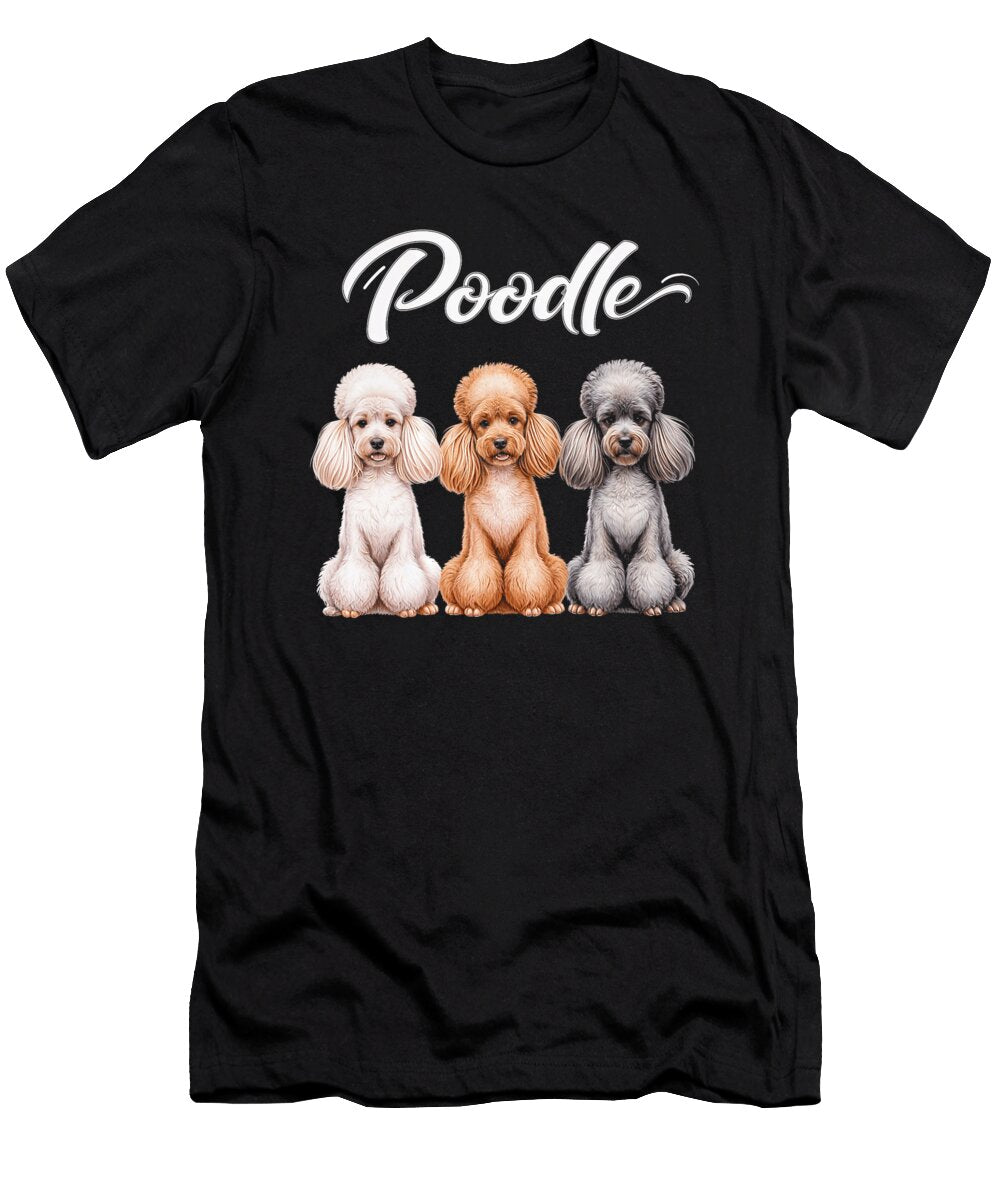 Poodle Lover Dog Breed Pet Owner Canine Poodle Yah Lishr T-Shirt