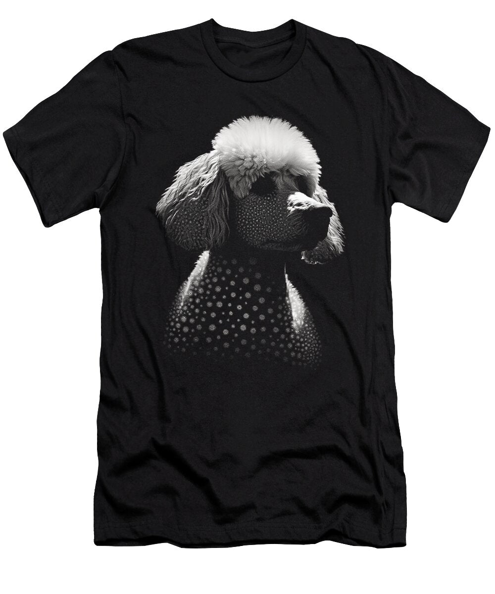 Poodle Lover Pet Animal Abstract Dog Natalie Lidford T-Shirt