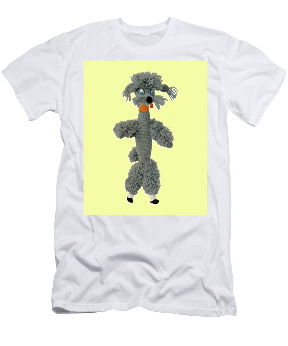 Poodle Made of Yarn Csa Images T-Shirt