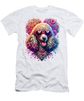 Poodle Miniature Dog St Valentines Day Artwork Studi Alex T-Shirt