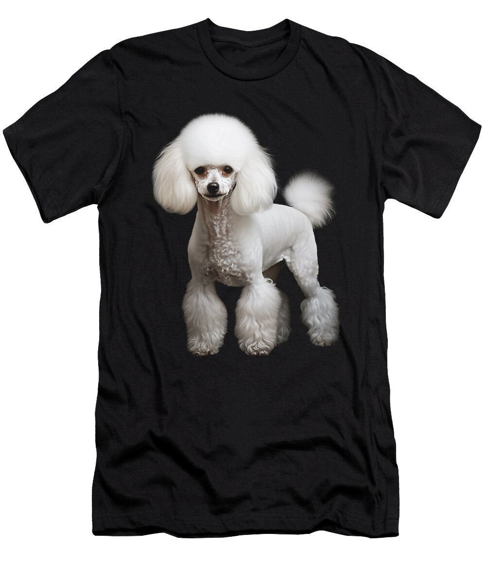 Poodle Motif Pet Dog Poodle Funny Studi Alex T-Shirt