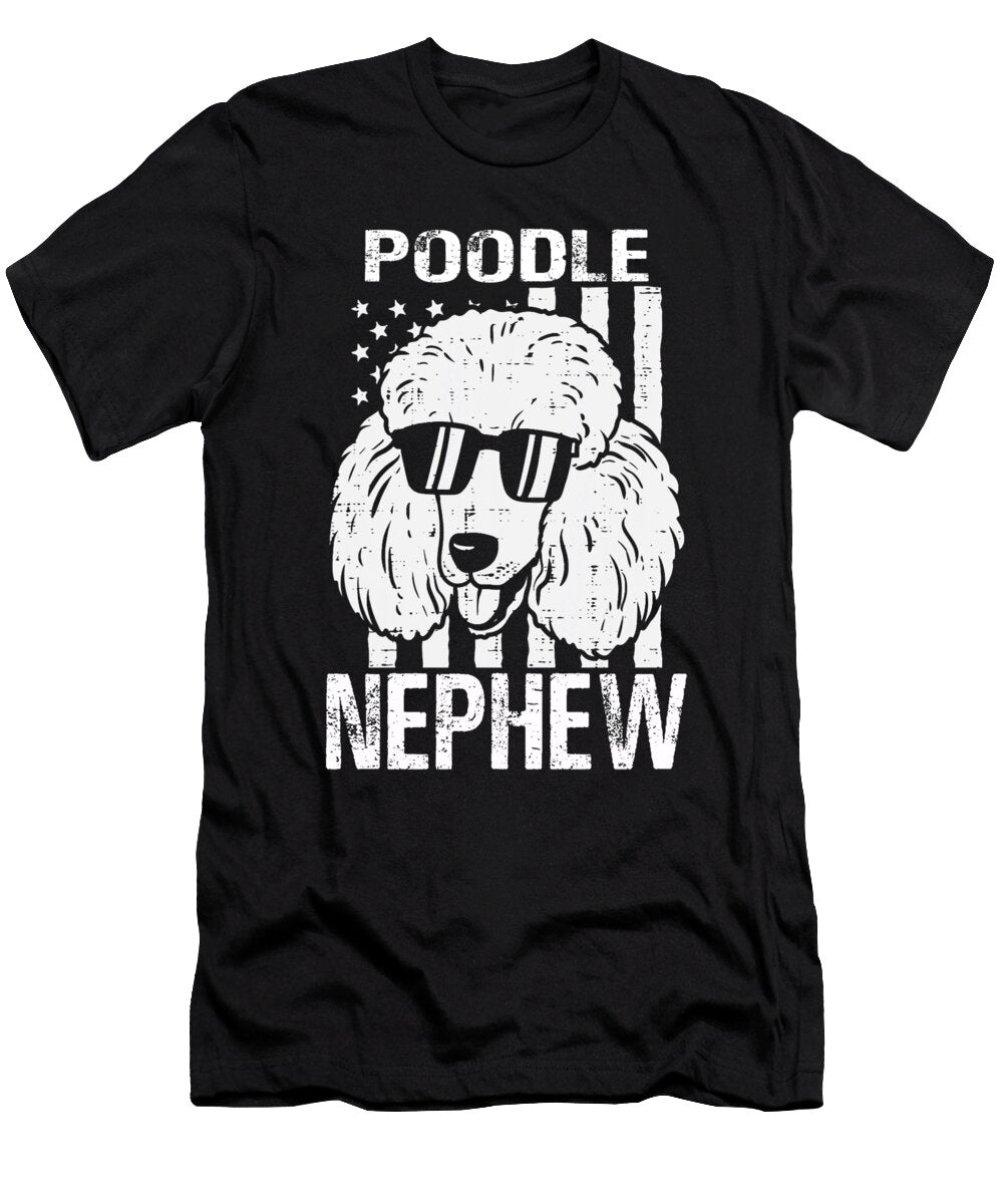 Poodle Nephew USA Flag Patriotic Dhbubble T-Shirt