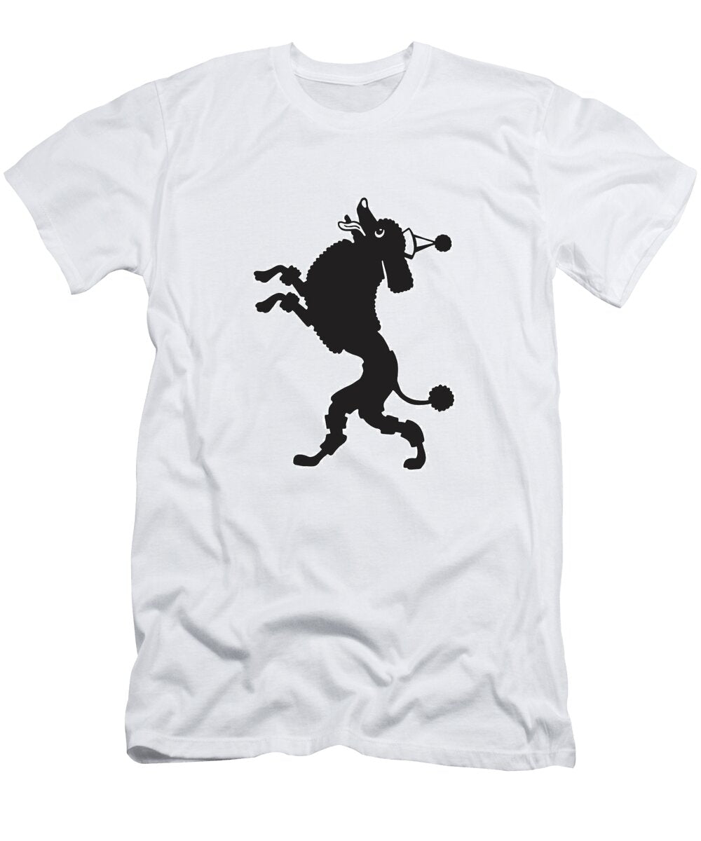 Poodle on Back Legs Csa Images T-Shirt
