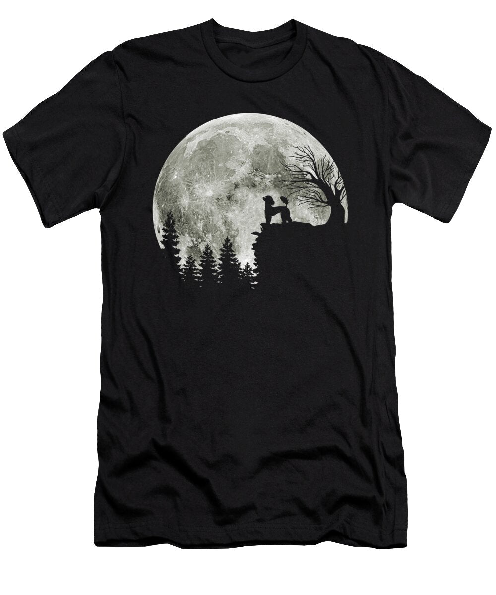 Poodle on Mountain Halloween Gift for Poodle Lovers Fancylife T-Shirt