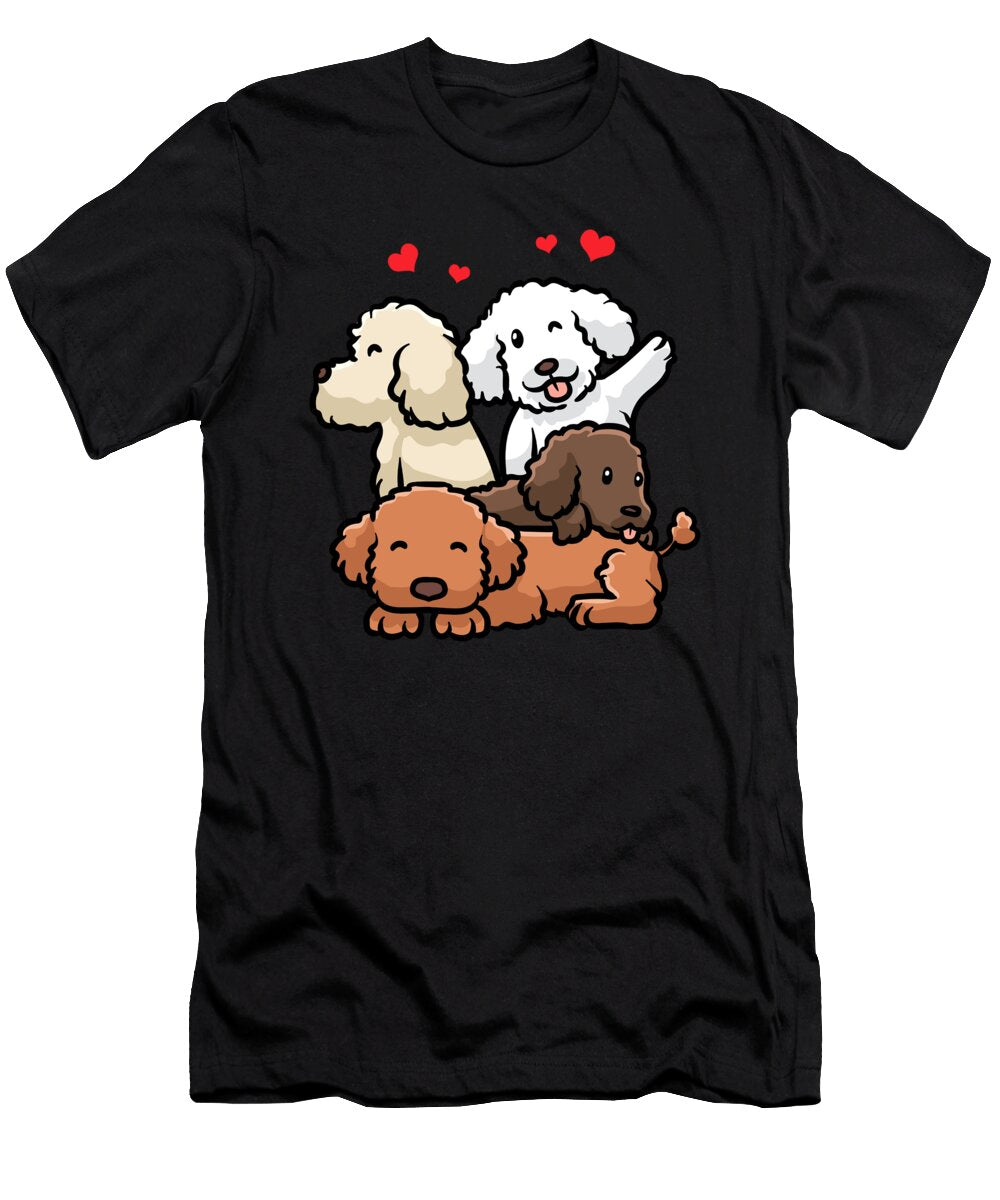 Poodle Puppies Zimstarus T-Shirt