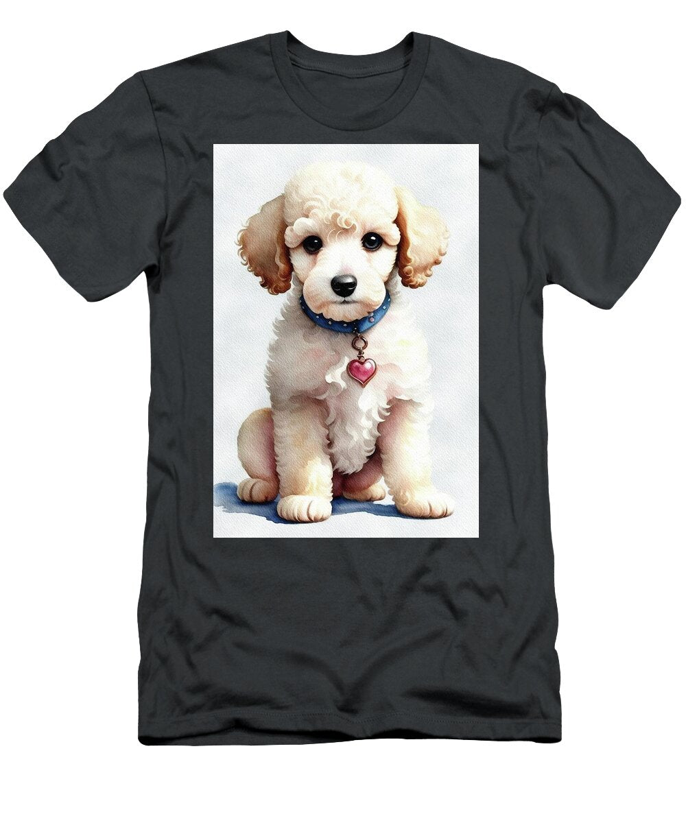 Poodle Puppy Sarah Kirk T-Shirt