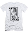 Poodle Queen of Hearts Funny Dog Lover Pop Art Studi Alex T-Shirt