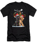Poodle Reindeer Santa Hat Xmas Lights Christmas Xmas Th T-Shirt