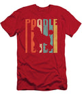Poodle Retro 1970s Dog Silhouette Cracked Tinh Tran Le Thanh T-Shirt