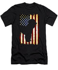Poodle Silhouette American Flag 4th of July Wowshirt T-Shirt