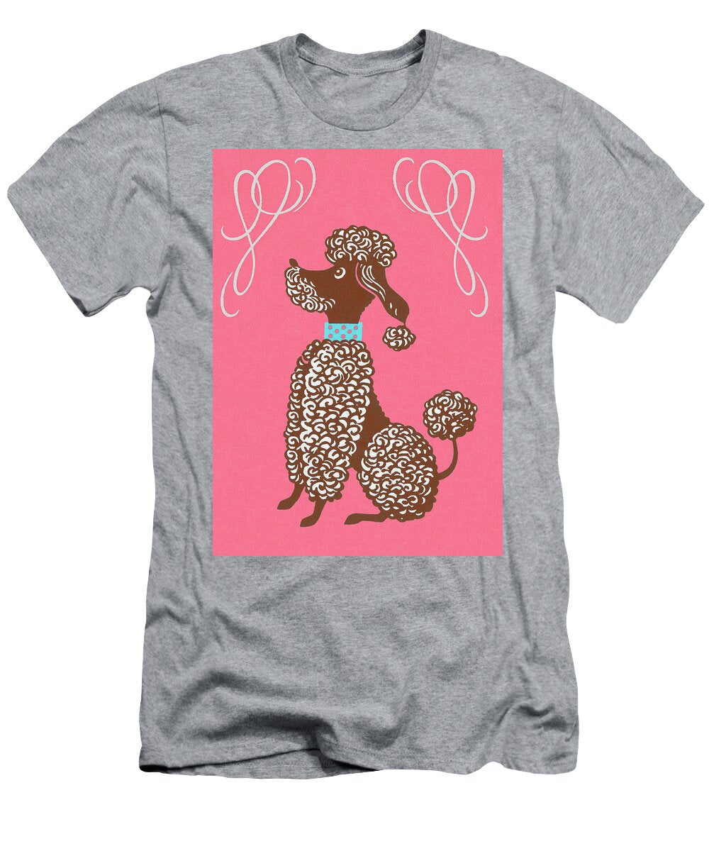 Poodle Sitting Csa Images T-Shirt
