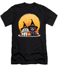 Poodle Witch Howloween Pawsome Pumpkin Puppy Natalie Lidford T-Shirt