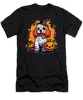 Poodle Zombie Halloween Costume Dog Puppy Men Zyneu Gangd T-Shirt