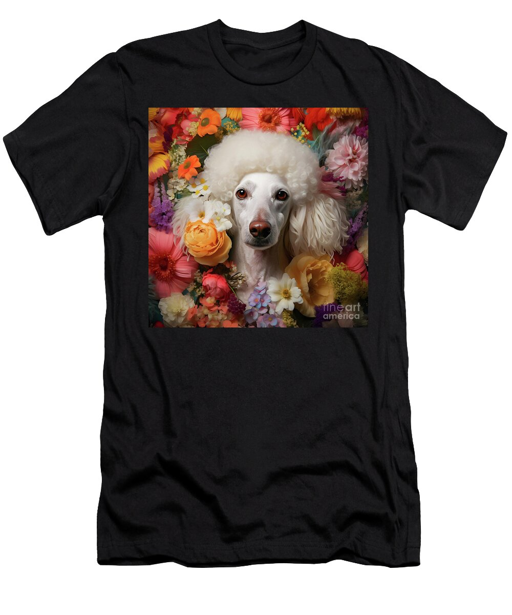 Poodles Petal Paradise Vintage Treasure T-Shirt