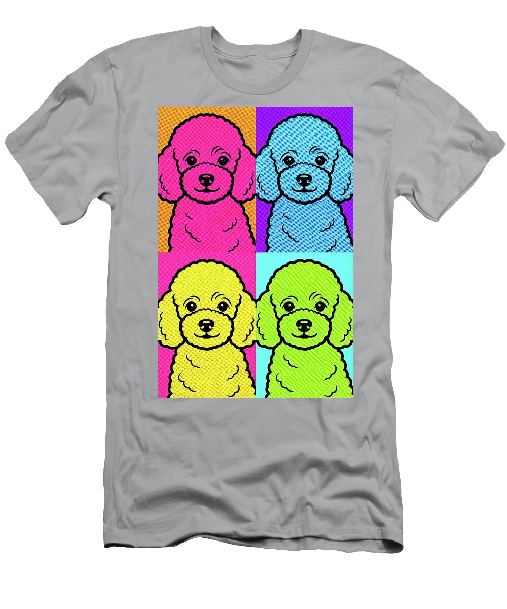 Pop Art Dog Toy Poodle No 1 Aeon Leon T-Shirt