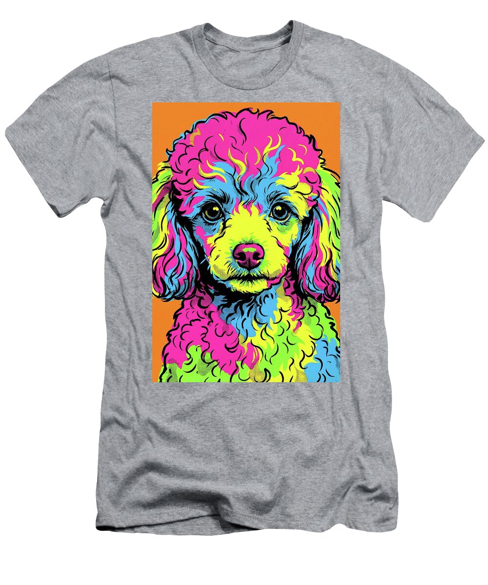 Pop Art Dog Toy Poodle No 2 Aeon Leonaeon Leon T-Shirt