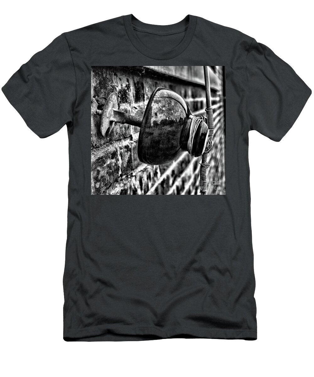 Porcelain Insulator Black and White Paul Ward T-Shirt