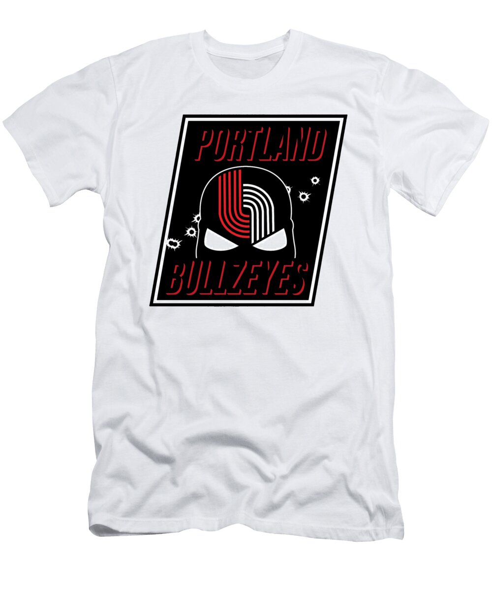 Portland Trail Blazers Bullseyes Huyen Vu T-Shirt