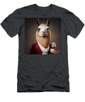 Portrait for a Llama Having Drink N Akkash T-Shirt