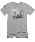 Portrait of a Gray French Bulldog Two Elisabeth Lucas T-Shirt