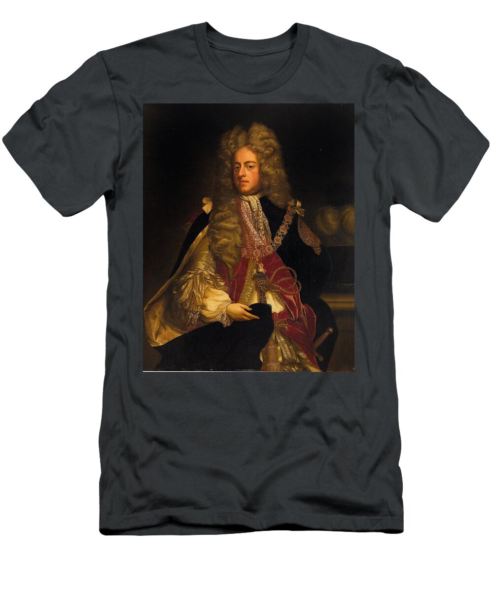 Portrait of King George I of Great Britain Th Century English School T-Shirt