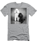 Portrait of Standard Poodle Dogs Panoramic Images T-Shirt