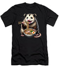 Possum Eating Ramen Noodle Anime Japanese Food Opossum Lover Job T-Shirt